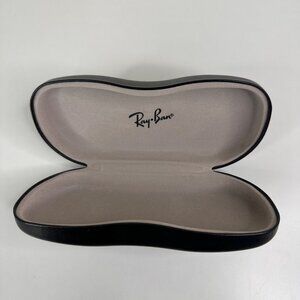 Rayban Hard Shell Black Flip Top Clam Shell Glasses or Sunglasses Case